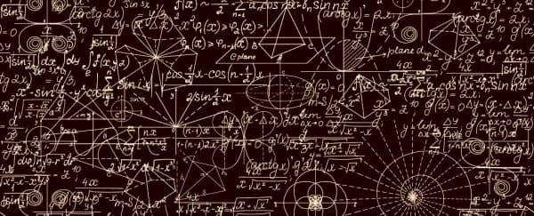 Background image of physics equations
